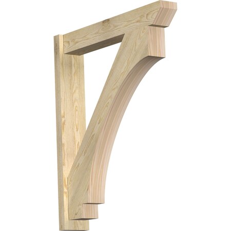 Ekena Millwork Imperial Slat Rough Sawn Outlooker, Douglas Fir, 6"W x 34"D x 40"H OUT06X34X40IMP06RDF